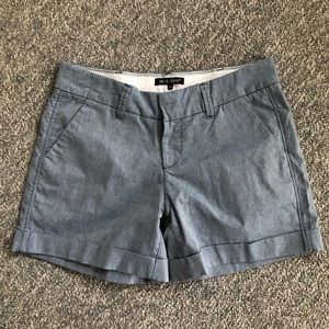 Dear John blue chambray cuffed shorts Size 29